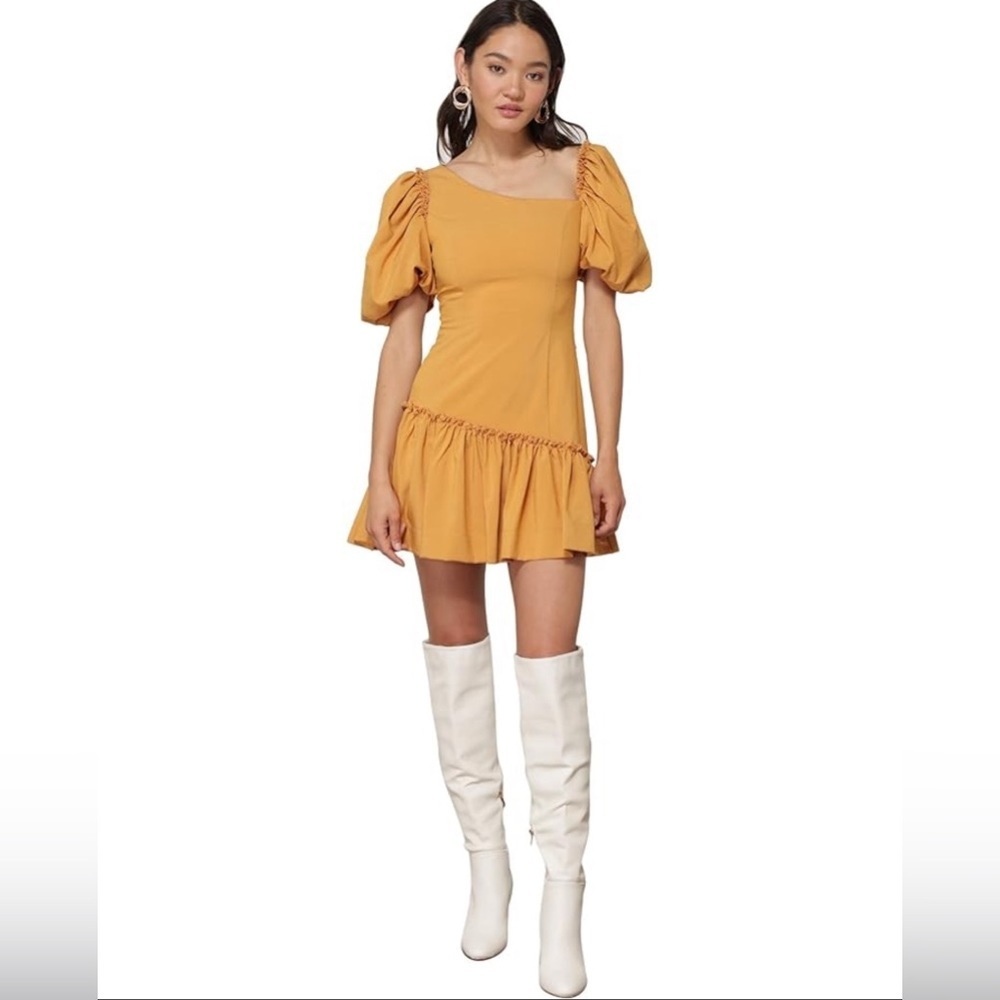Line & Dot marigold Yoko Mini Dress size XS